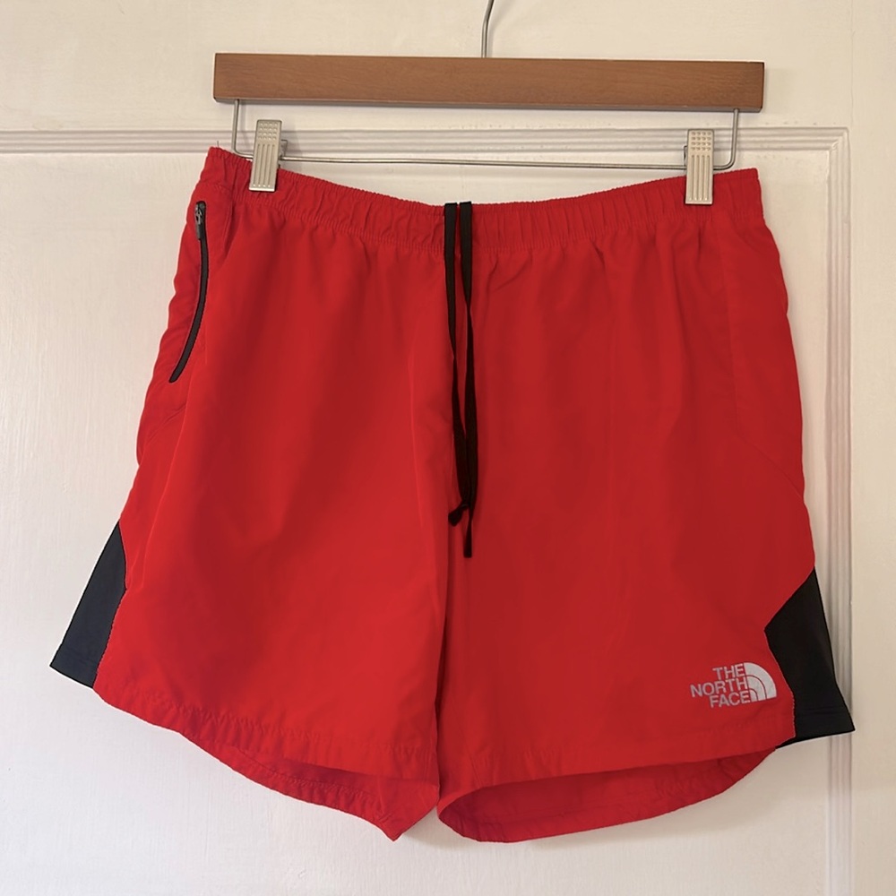 The North Face Shorts 5” Red Shorts